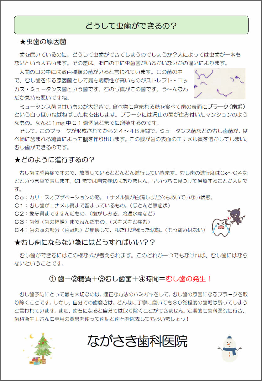 町田市ながさき歯科医院新聞 最新号 2/2