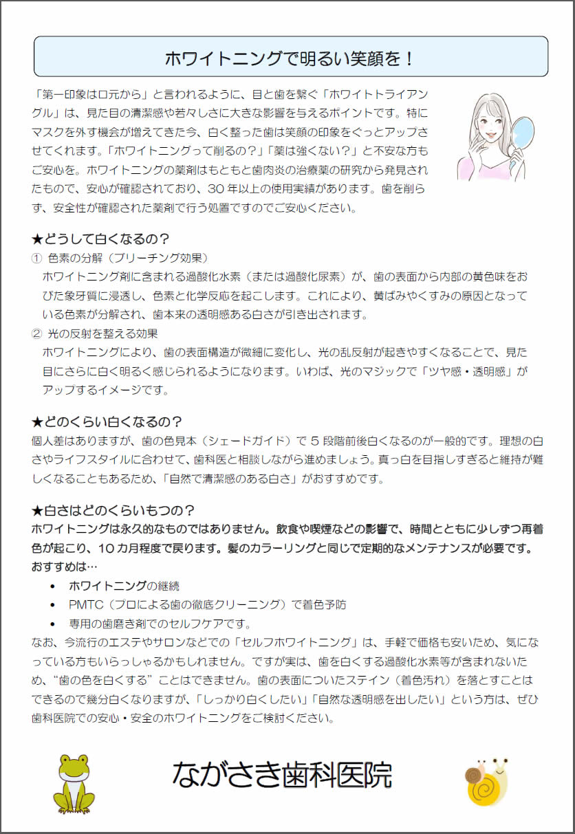 町田市ながさき歯科医院新聞 最新号 2/2