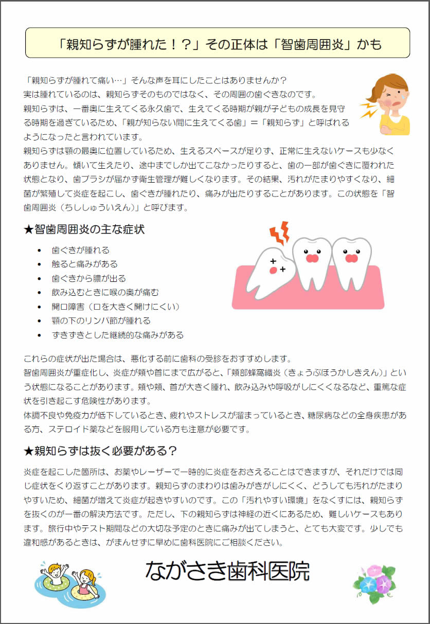 町田市ながさき歯科医院新聞 最新号 2/2